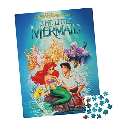 500-Piece Adult Jigsaw Puzzle In Plastic Retro Blockbuster Vhs Video Case, Little Mermaid #TOP5