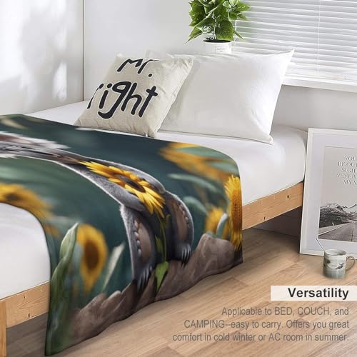 Couverture flanelle polaire koala chaude douce plaid canapé lavable 130x180 - 7