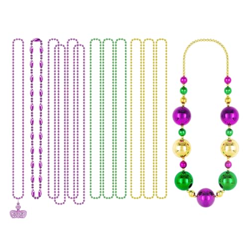 Collares de cuentas para fiestas de carnaval y eventos temáticos unisex