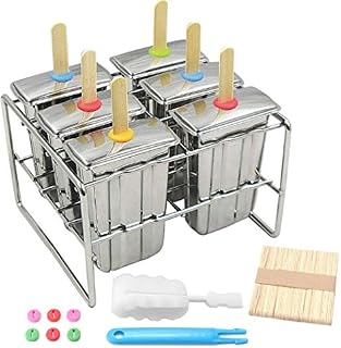 Ice Lolly Mold Stainless Steel Popsicle Mold Ice Cream Mould with Stainless Steel