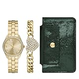 Folio Orologio da donna a tre lancette color oro (Modello: FMDFL2090)