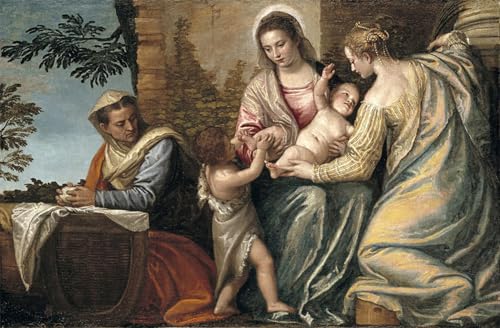 Cuadro pintura murales decor Paolo Veronese lienzo clásico para transformar paredes vacías
