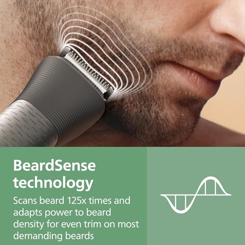 Image of Norelco Philips All-in-One 7000 Series 22-Piece Trimmer - Electric Shaver and Clipper for Face, Beard, Head & Body, Self-Sharpening Full Metal Blades, 28 Length Settings (0.5-16 mm), MG7975 /49