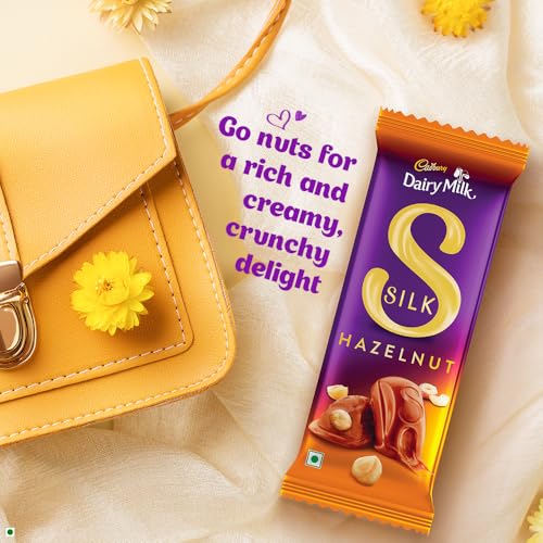 Image of Cadbury Dairy Milk Silk Hazelnut Chocolate Bars, 134 g