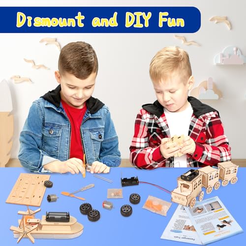 STEM Kits for Kids Age 8-12, 6-in-1 Model Car Kits, STEM Building Toys - Image 6