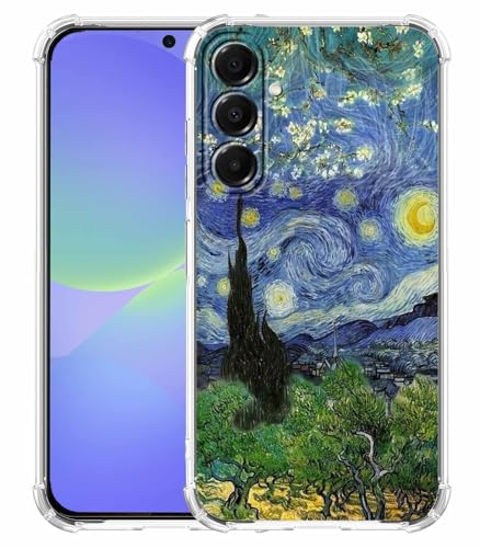 Coque Samsung A36 cadeau idéal motif collage d'œuvres d'art célèbres