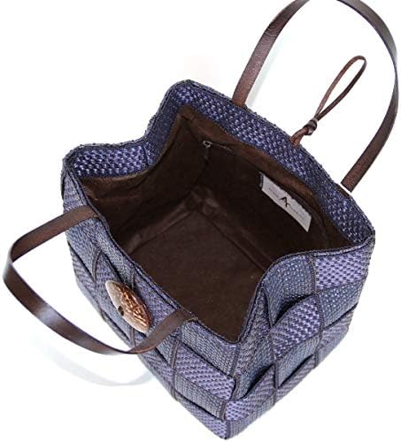 Amazon Alma Tonuttiアルマトヌッティかごバッグボタン付きピッコロトートバッグ 黒 Almatonutti カゴバッグ