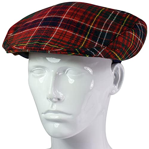 Casquette plate tartan Lumsden : ajustement parfait sans serrer