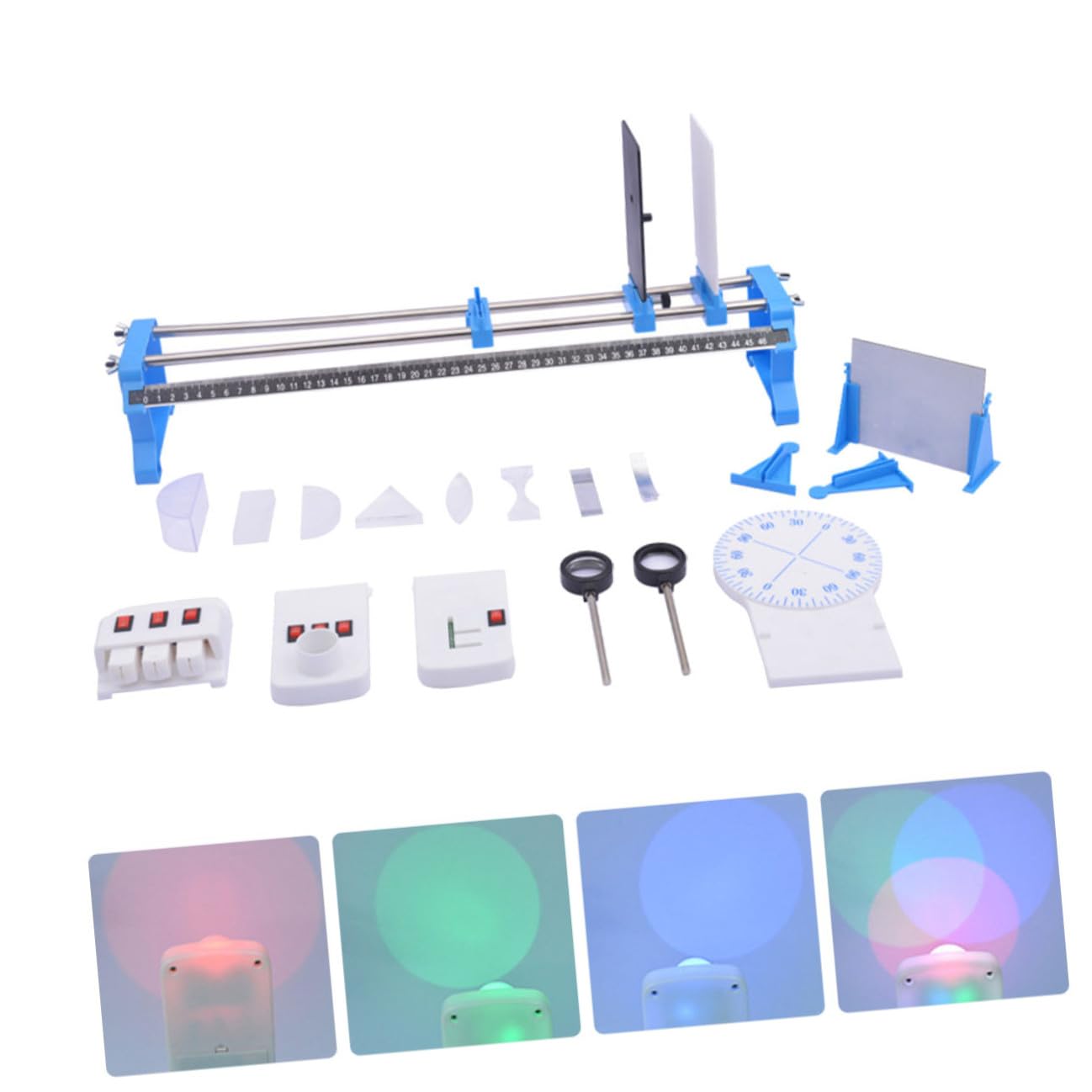 Kit de Experimentos de Luz 1 Juego para Estudiantes Plástico