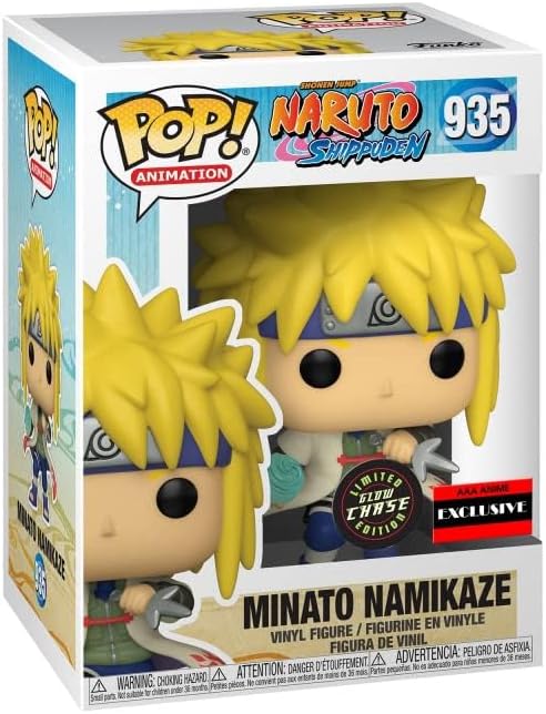 Funko Pop Naruto Shippuden Minato Namikaze w/Rasengan GITD Chase Figure (AAA Anime Exclusive) - Image 2