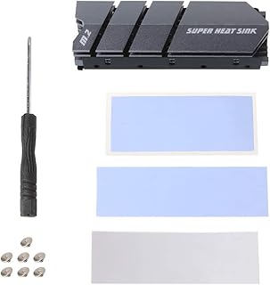 JUNESUN 1 zestaw M.2 SSD NVMe NGFF radiator aluminiowy z podkładką termiczną do M2 2280 SSD komputer stacjonarny PC