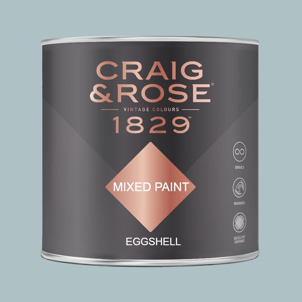 Paint Stop CRAIG & ROSE 1829 EGGSHELL SWEDISH BLUE 750ML