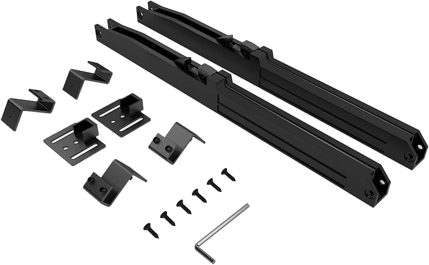 skysen Upgrade Design Sliding Barn Door Soft Close Mechanism Damper Buffer Hole-Free Kit 2Pcs(gcmzn)