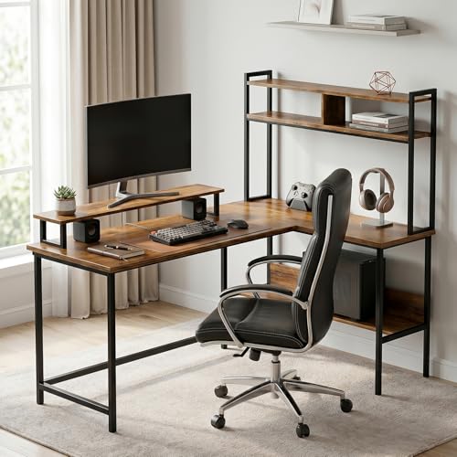 Image of Klaxon Office Table for Home | Workstation Table Desk (FD - Christo) (Nexa FD)