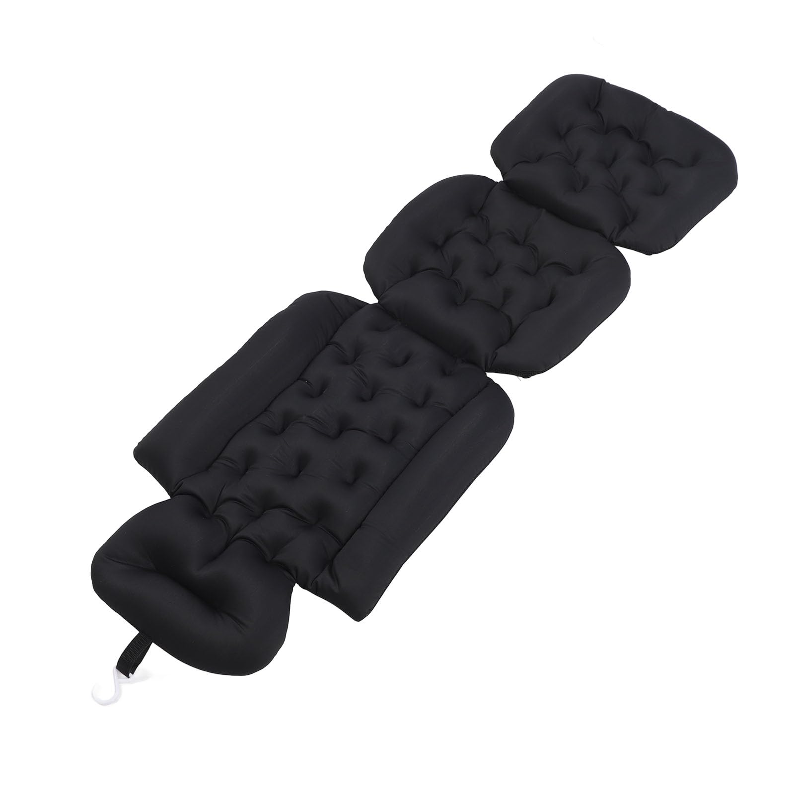 Cuscino da Bagno per Tutto il Corpo per Vasca da Bagno, Cuscino per Vasca Spesso con Forti Ventose, Cuscino per Vasca di Lusso per Vasca da Bagno, per Poggiatesta, Collo e (BLACK)