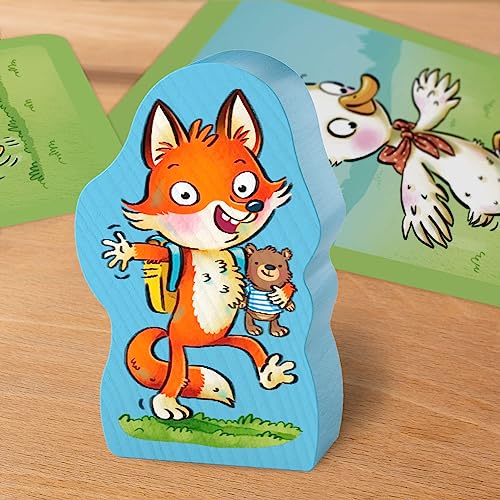 HABA Wiggle Waggle Geese juego cooperativo para niños 3+ miniatura 3