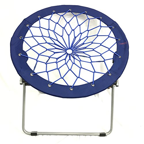 CAMPZIO Bungee Chair Round Bungee Chair Folding Comfortable Lightweight