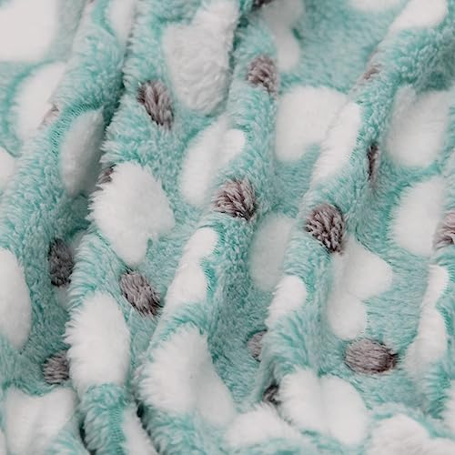 Image of 1 Pack 3 Puppy Blankets Super Soft Warm Sleep Mat Love Print Blanket Fluffy Fleece Pet Blanket Flannel Throw Dog Blankets for Small Dogs Puppy Dogs Fluffy Cats,Mix Love-Medium(29 inchx20 inch)