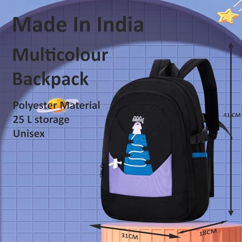 Image of Tinytot 30 Litre Japanese Korean Style School Bag Water-Resistant Laptop & Travel Backpack - Unisex Large 18 Inches Multipurpose Student Backpack for Boys & Girls, Men & Women