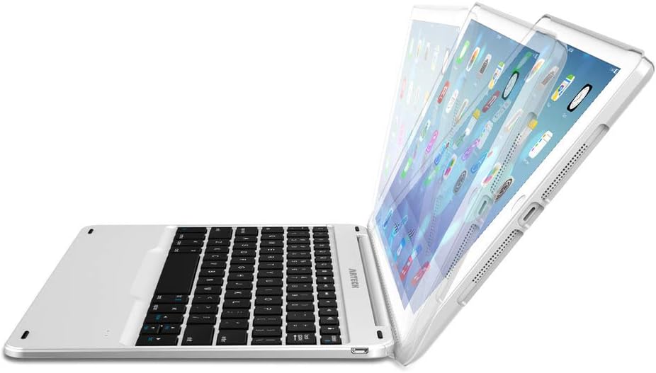 Arteck iPad 9.7-inch Keyboard, Ultra-Thin Bluetooth Keyboard with Folio Full Protection Case for iPad 9.7, 130 Degree Swivel Rotating - Image 3