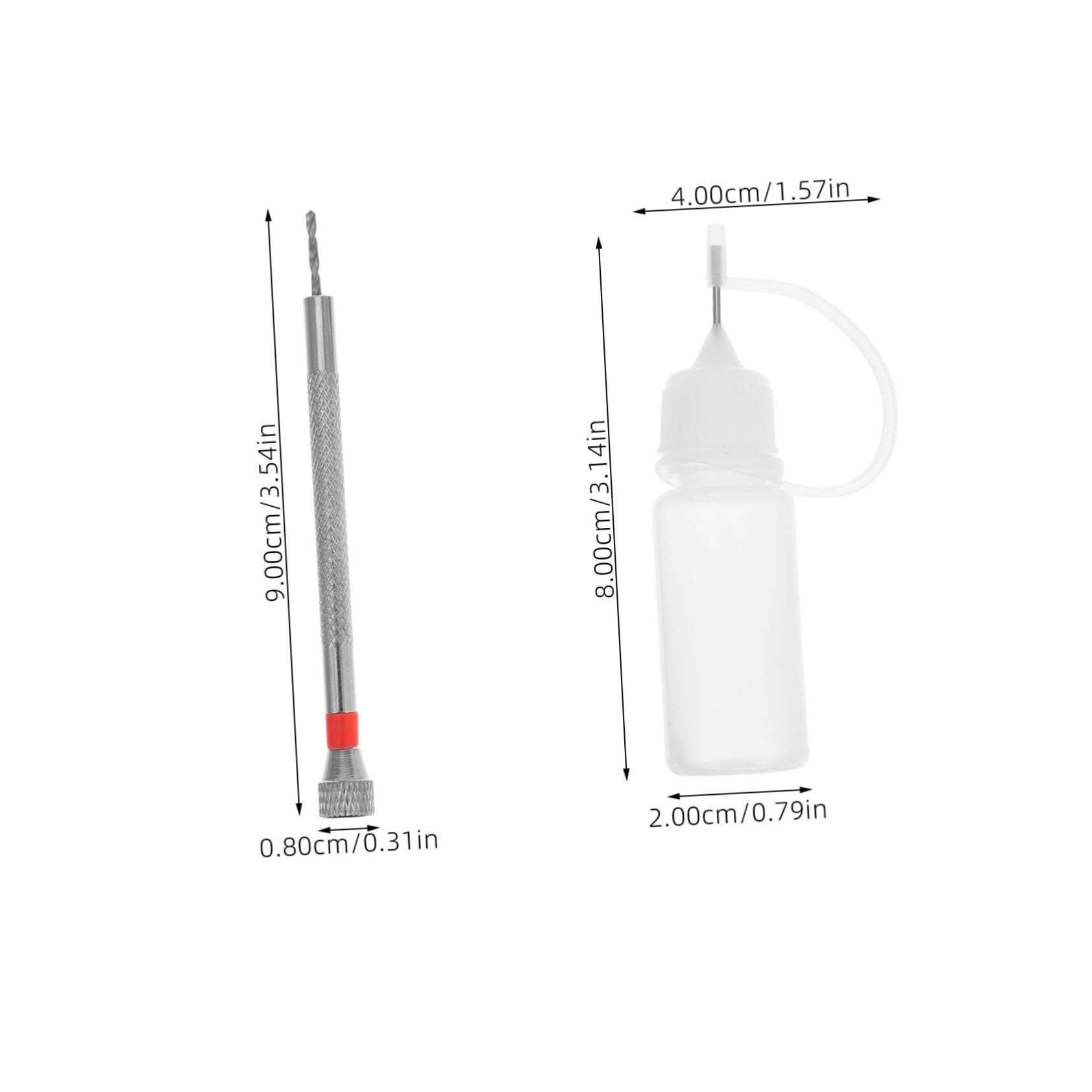 ARTIBETTER 1 Set Mini 1.6mm Precision Hand Drill Set Pin Vise Hand Twisted Drill for DIY Projects Plastic Bottle Hole Punching Crafting Tool