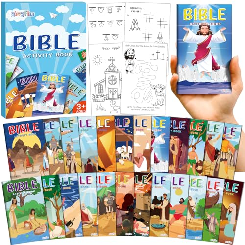 gisgfim Mini Christian Activity Books Coloring Books Kids Bible Verse