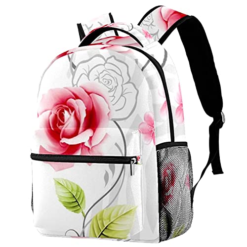 Sac d'école léger et durable avec motif géométrique coloré