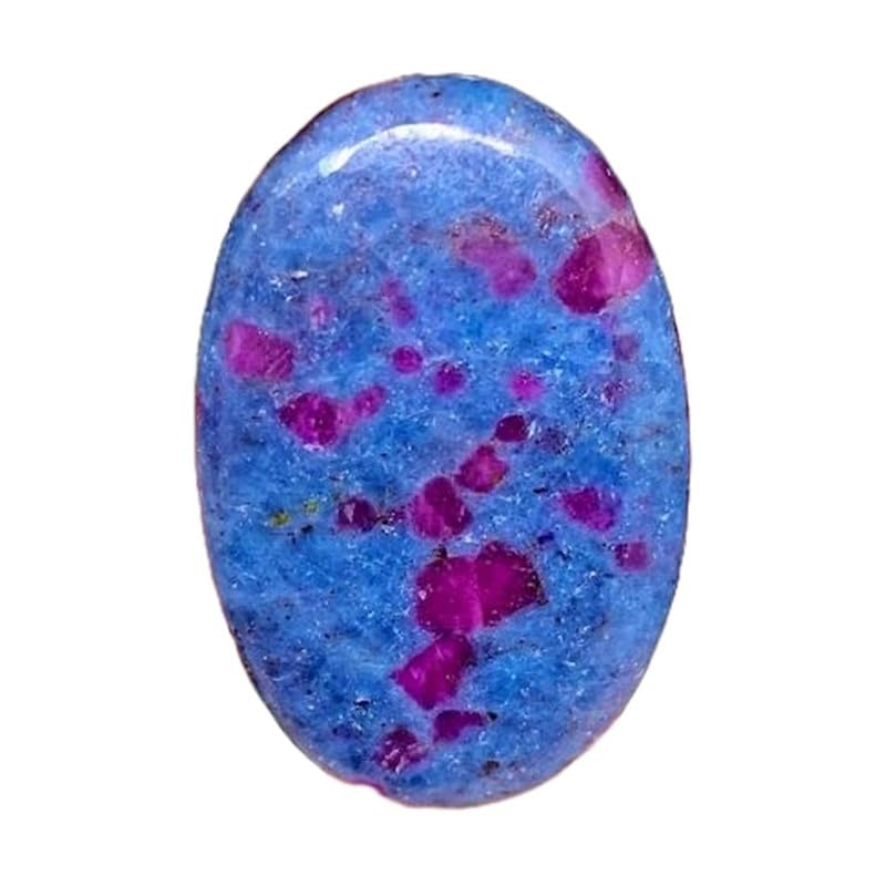 Cabochon Rubis Kyanite naturelle pour fabriquer un pendentif fait main unique au quotidien