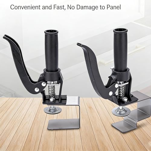Clip fixe en acier inoxydable durable pour installation de panneau de tiroir