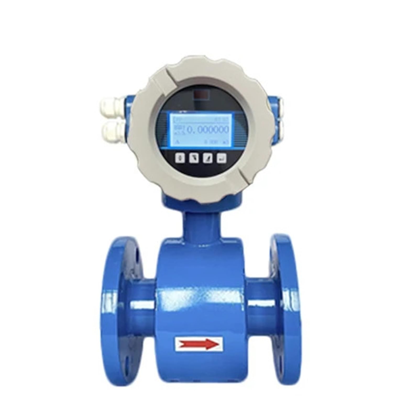 JVDDI Intelligent Digital Electromagnetic Flowmeter For Acid Alkali Liquid Air Oil Measurement For Industrial Domestic Sewage(Dn100)