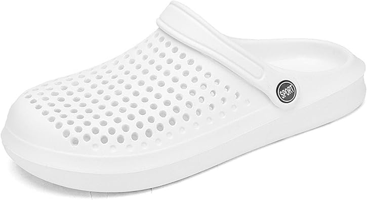 Mens Summer Comfortable Slip-On Slippers Casual Open-Toe Slides for Indoor Outdoor Beach Walking