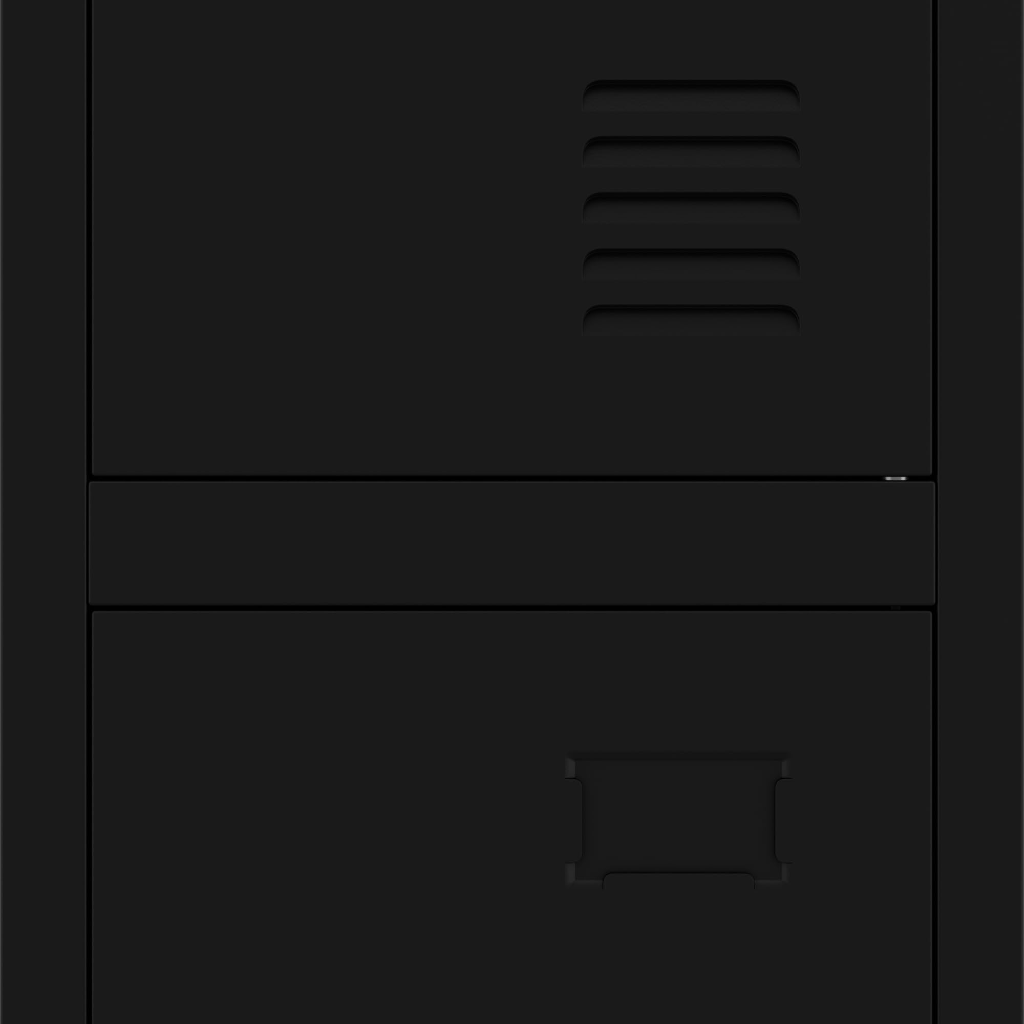 Jan Nowak Armoire Vestiaire Métallique 2 Casiers Verrouillables 172x30x45cm | Vestiaire professionnel en acier, 2 casiers verrouillables avec tringle et ventilation, pour vêtements et effets personnels