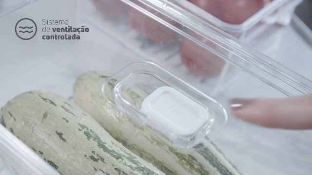 OU, OF200NT, Organizador de Geladeira Empilhável 2.8L Clear Fresh