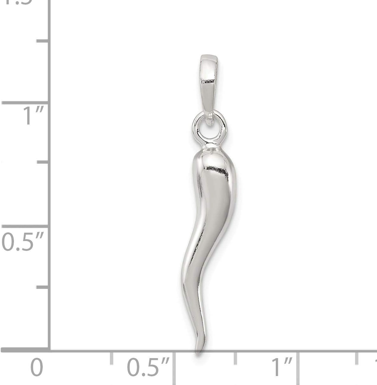 Bonyak Jewelry Sterling Silver Italian Horn Handcrafted