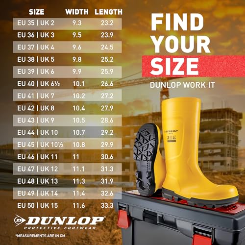 Bottes Dunlop NB2JF01 Work-It S5 jaune chaussure protection imperméable