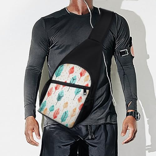 Bolso cruzado liviano para senderismo coral y teal miniatura 7