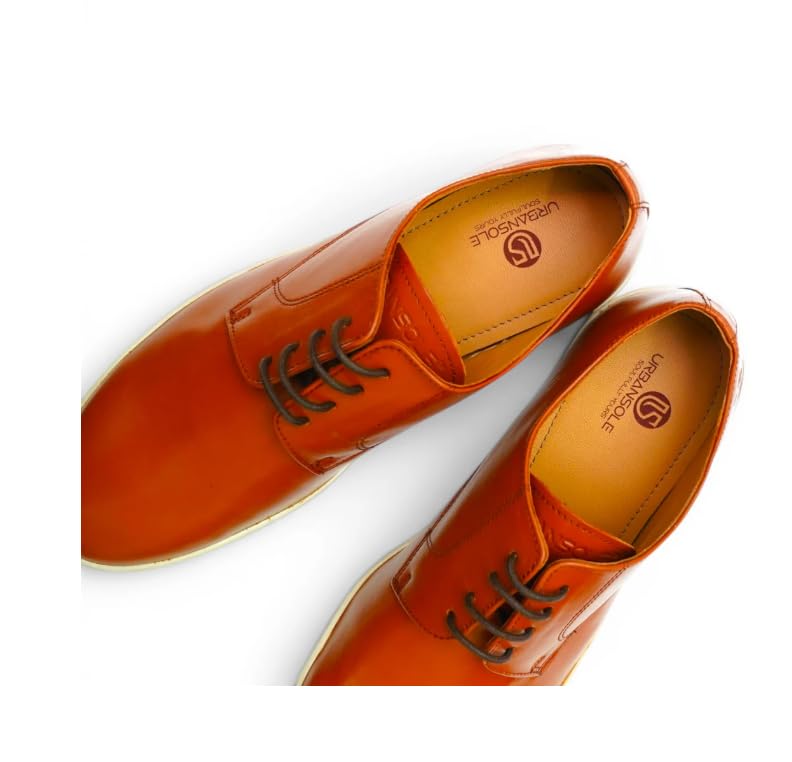 Men's Premium Leather Formal Shoes | Soft Leather Upper | Cushioned EVA Insole | TPR Anti-Slip Sole | Comfortable Office, Business, Wedding Lace-Up Shoes-picture-26