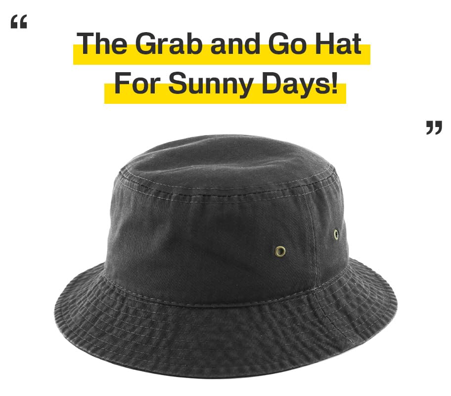 Image of KBETHOS 100% Cotton Washed Bucket Hat