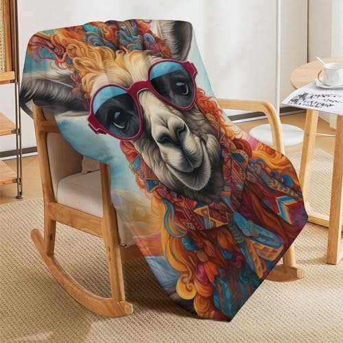 Manta de alpaca grande de 180x200 cm cálida para cama y sofá de invierno 5