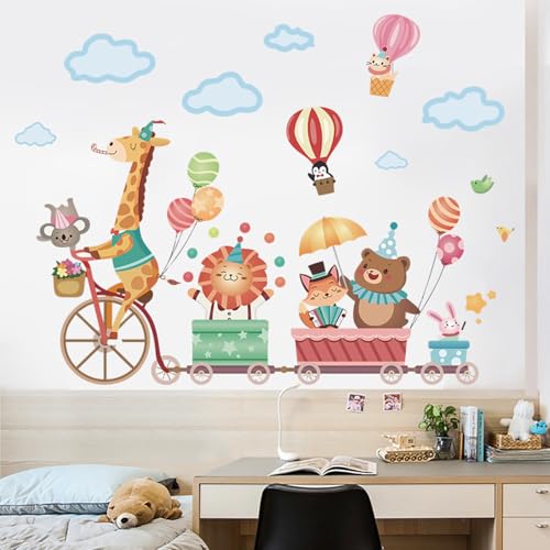 Vinilo Decorativo Animal Circo para Pared Infantil miniatura 4