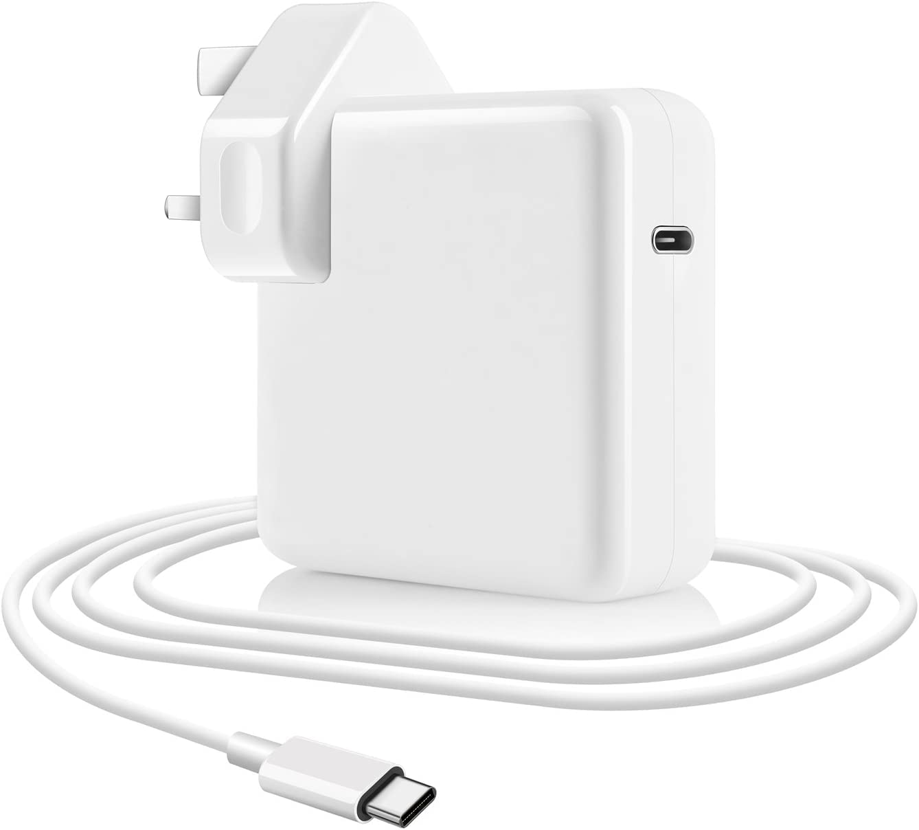 SHOWAY 96W Type C Quick Change Charger, Power Adapter, with 6ft USB C Cable - White