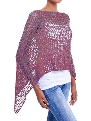 Abrigo de ganchillo de verano transpirable JOPHY & CO. poncho ligero 1511 2