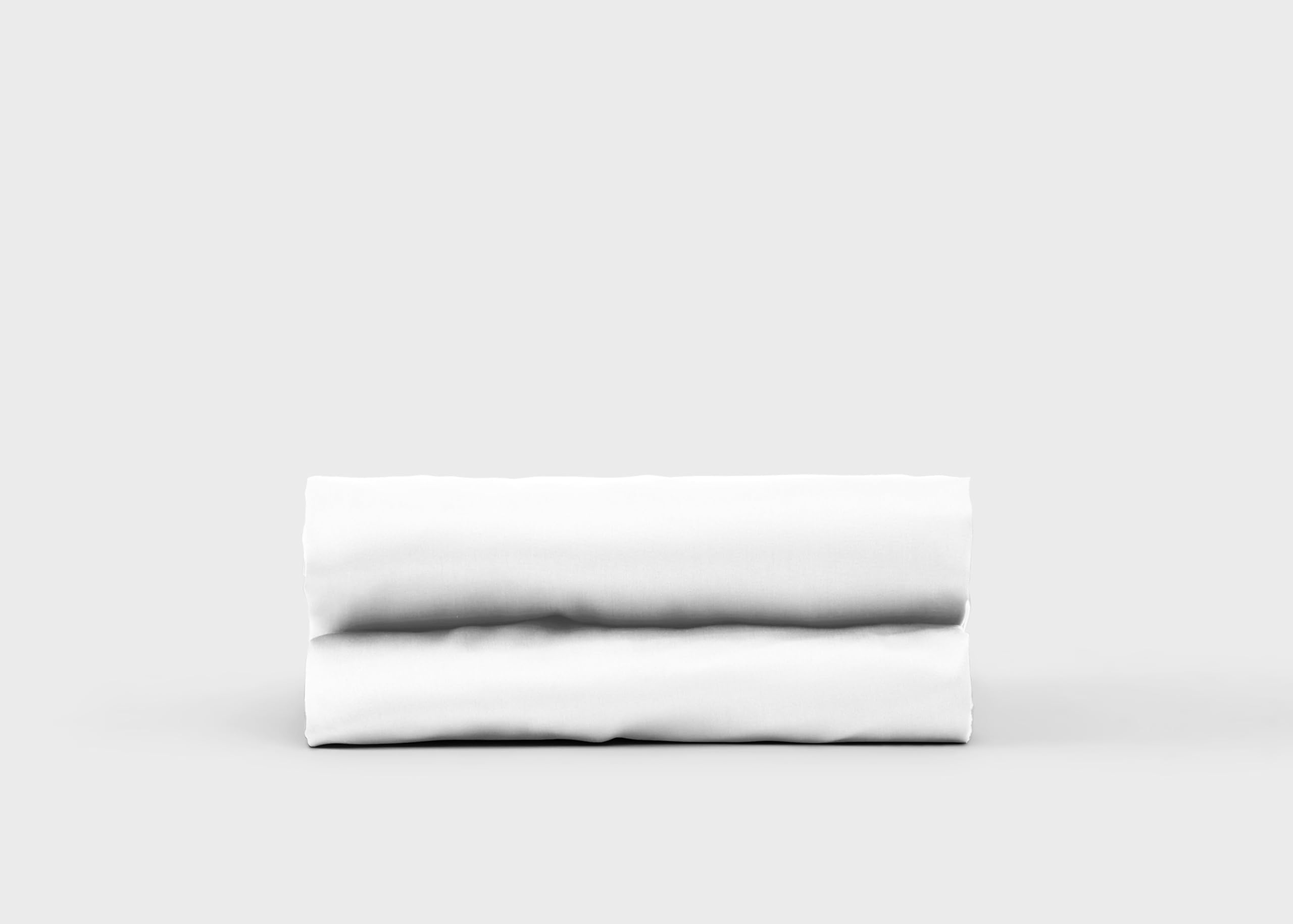 Simba Pure White Egyptian Cotton Fitted Sheet, King Size, 150 X 200 Cm, 40Cm Deep, Silky And Luxurious