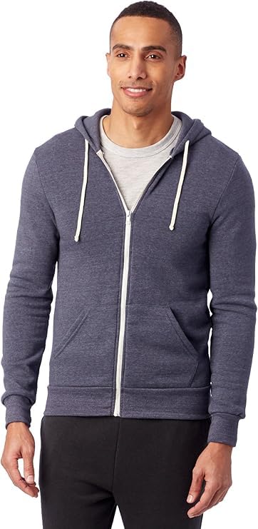 Image of Alternative All Gender Adult's Rocky Eco-Fleece Zip Hoodie