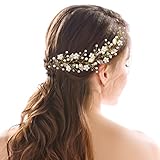 Barato y práctico artículo, nupcial hecho de alambre suave y duradero fácil de fijar en el cabello, diseño flexible es muy cómodo de llevar.