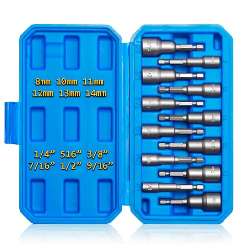 Conjunto Maleta de Bits Soquete Canhão Parafusadeira Magnético