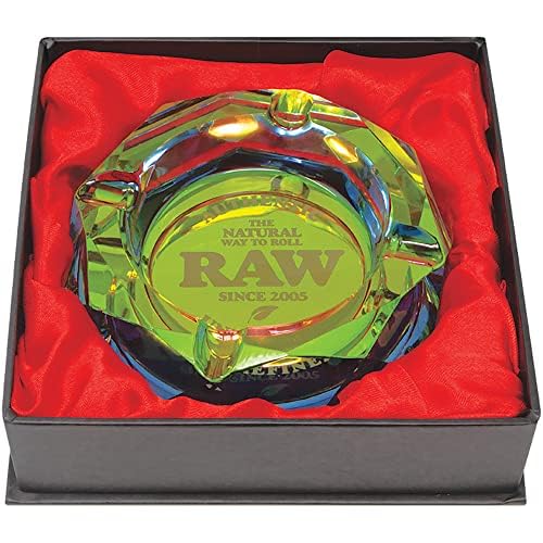 Portacenere RAW In Vetro Arcobaleno - Design Multicolore, Per Fumatori - Foto 13