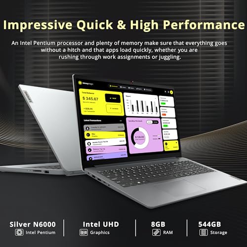 Lenovo IdeaPad 1 Laptop 15.6" HD Pentium Silver N6000 miniatura 3