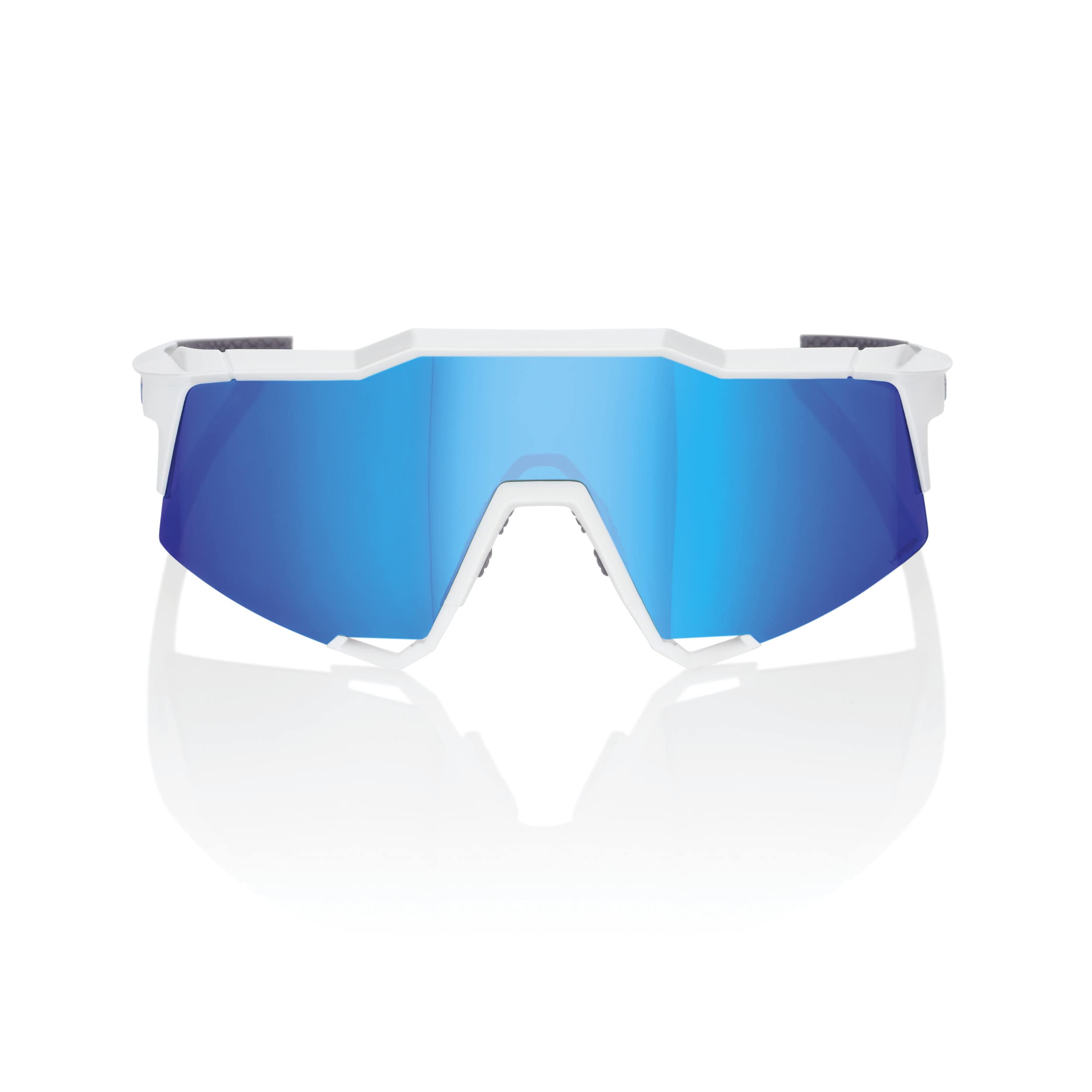 100% SPEEDCRAFT Sport Performance Cycling Sunglasses (Matte White