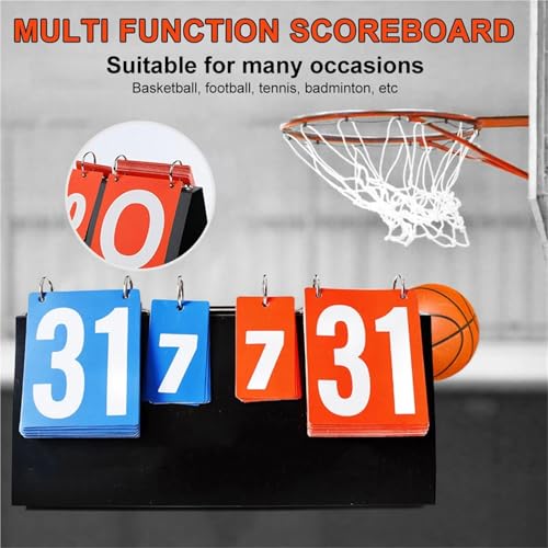 Marcador portátil de mesa 4 dígitos para deportes miniatura 4